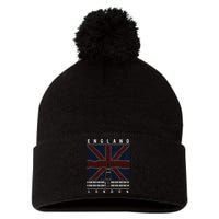 England London Pom Pom 12in Knit Beanie