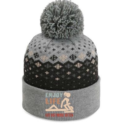 Enjoy Life Eat Out More Often The Baniff Cuffed Pom Beanie