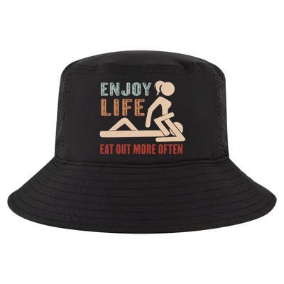 Enjoy Life Eat Out More Often Cool Comfort Performance Bucket Hat