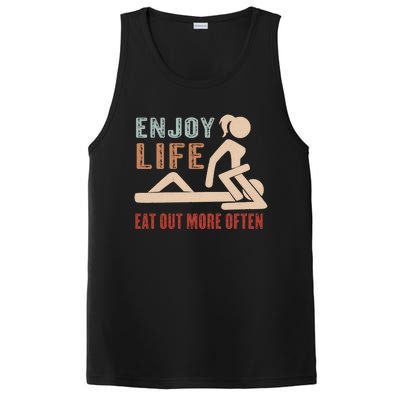 Enjoy Life Eat Out More Often PosiCharge Competitor Tank