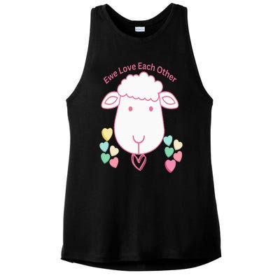 Ewe Love Each Other Ladies PosiCharge Tri-Blend Wicking Tank