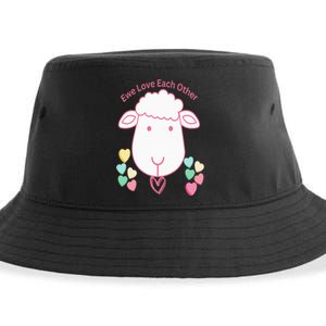 Ewe Love Each Other Sustainable Bucket Hat