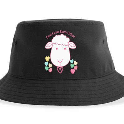 Ewe Love Each Other Sustainable Bucket Hat