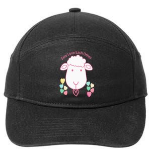 Ewe Love Each Other 7-Panel Snapback Hat