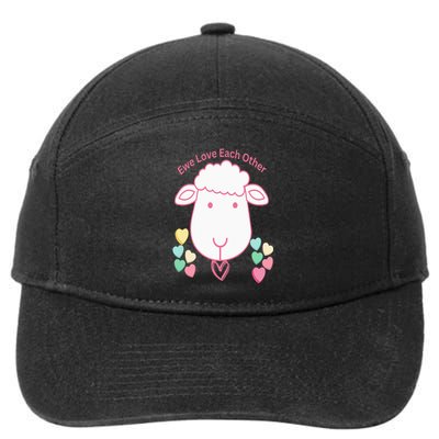 Ewe Love Each Other 7-Panel Snapback Hat