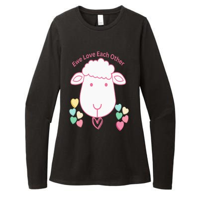 Ewe Love Each Other Womens CVC Long Sleeve Shirt