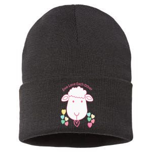 Ewe Love Each Other Sustainable Knit Beanie