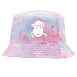 Ewe Love Each Other Tie-Dyed Bucket Hat