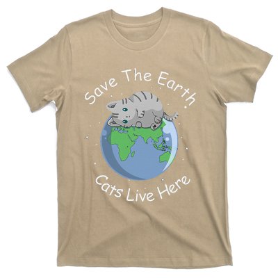 Earth Lovers Earth Day Earth Day Cat Earth Day T-Shirt