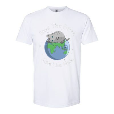 Earth Lovers Earth Day Earth Day Cat Earth Day Softstyle® CVC T-Shirt