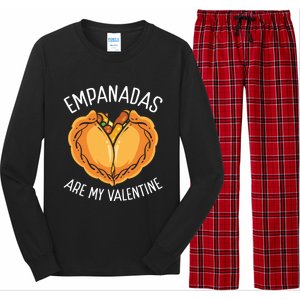 Empada Lover Empanadas Are My Valentine Colombia Venezuela Gift Long Sleeve Pajama Set