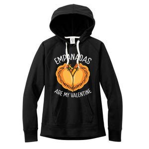 Empada Lover Empanadas Are My Valentine Colombia Venezuela Gift Women's Fleece Hoodie