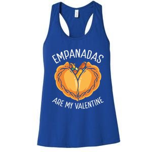 Empada Lover Empanadas Are My Valentine Colombia Venezuela Gift Women's Racerback Tank