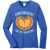 Empada Lover Empanadas Are My Valentine Colombia Venezuela Gift Ladies Long Sleeve Shirt