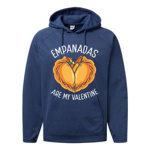 Empada Lover Empanadas Are My Valentine Colombia Venezuela Gift Performance Fleece Hoodie