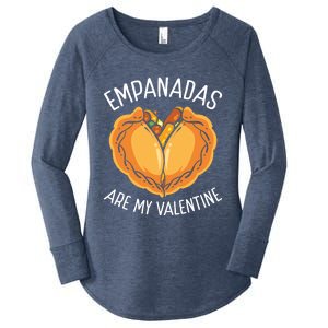 Empada Lover Empanadas Are My Valentine Colombia Venezuela Gift Women's Perfect Tri Tunic Long Sleeve Shirt