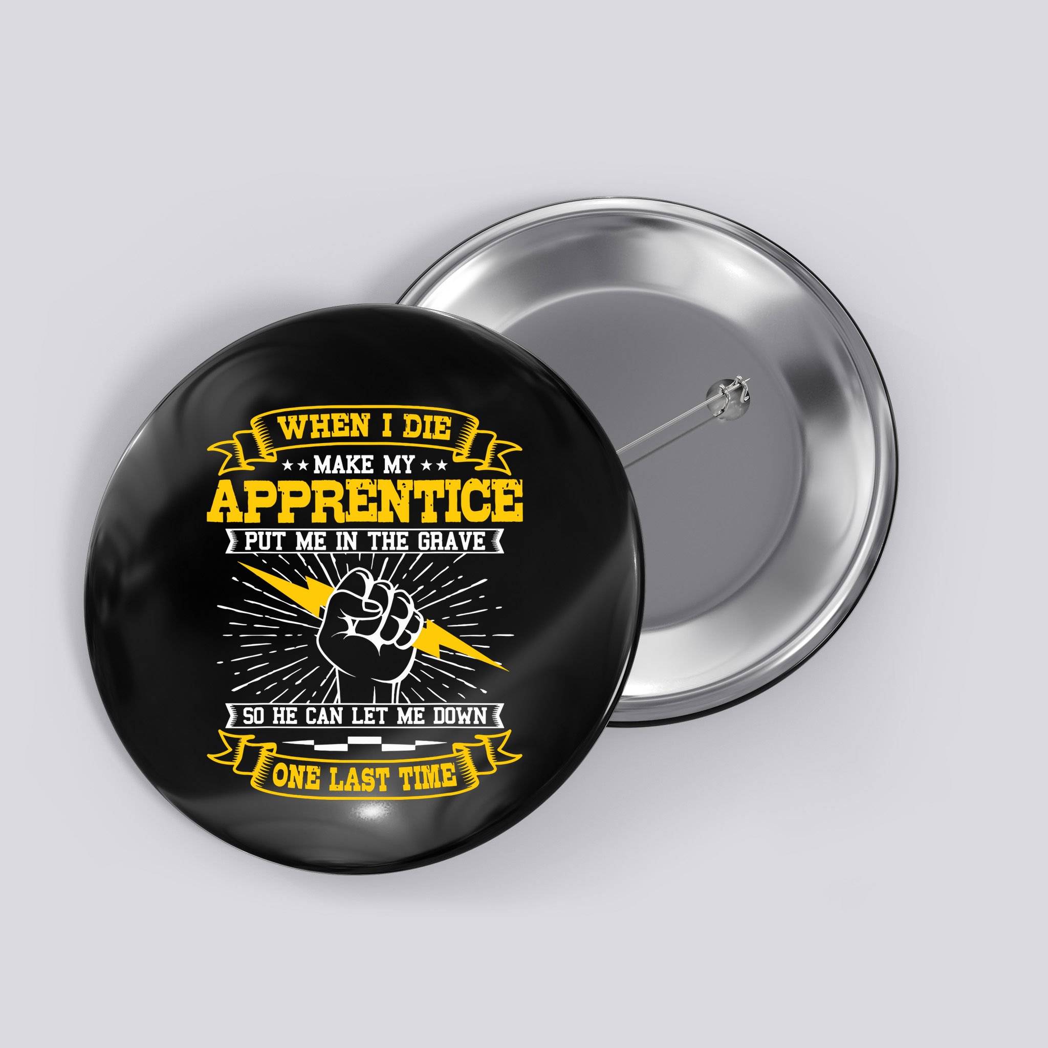 Electrician Lineman Electricity Wiring Electrical Engineer Button