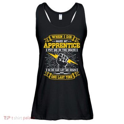 Electrician Lineman Electricity Wiring Electrical Engineer Ladies Essential Flowy Tank