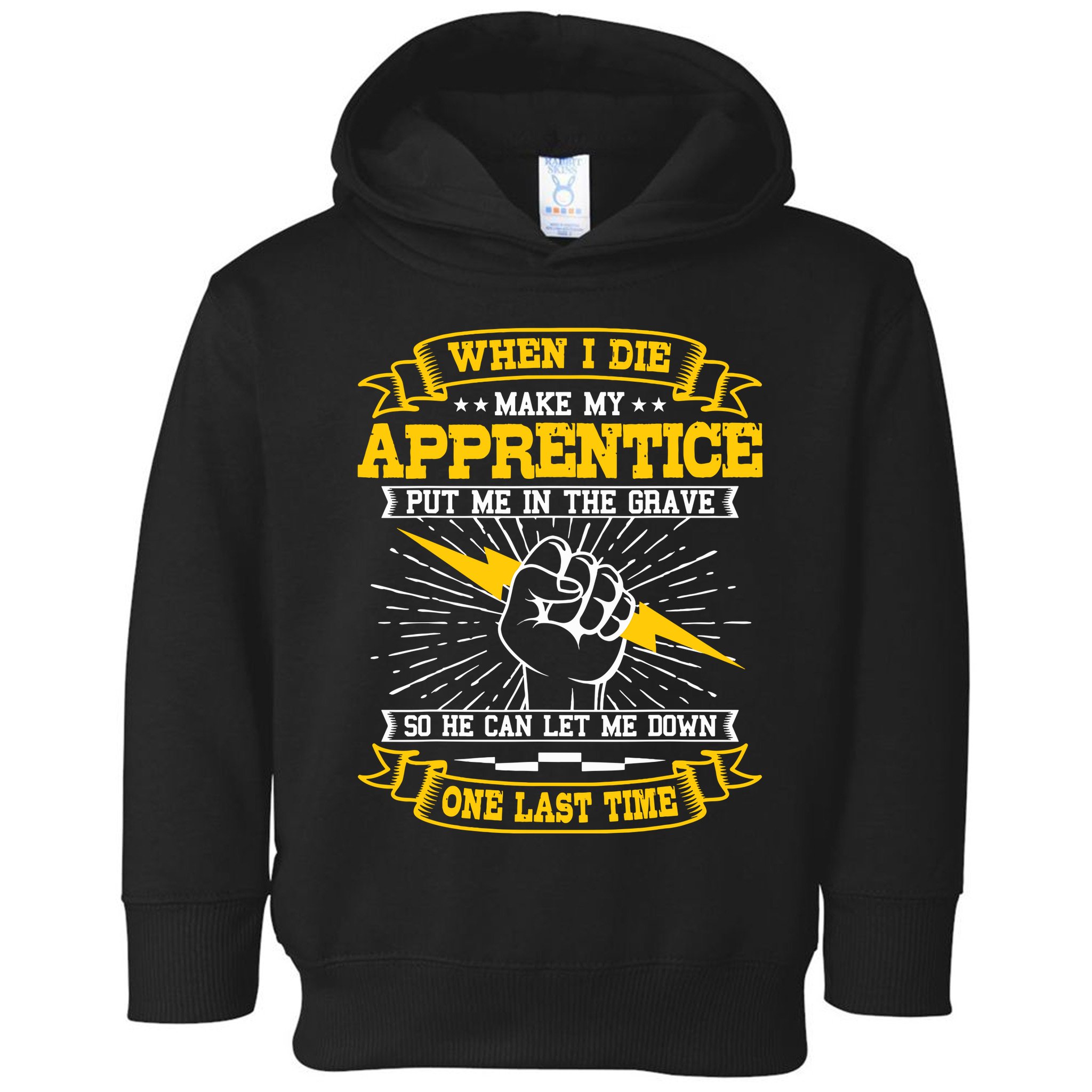 Electrician Lineman Electricity Wiring Electrical Engineer Toddler Hoodie
