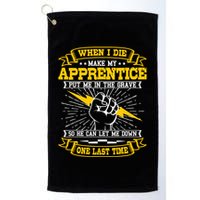 Electrician Lineman Electricity Wiring Electrical Engineer Golf Towel