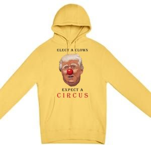 Elect a Clown Expect a Circus Premium Pullover Hoodie