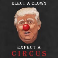 Elect a Clown Expect a Circus Golf Towel