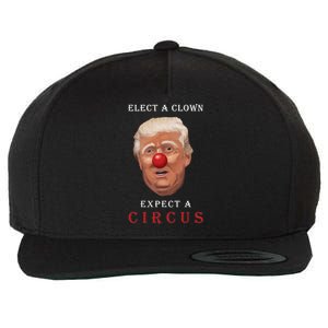 Elect a Clown Expect a Circus Wool Snapback Cap