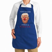 Elect a Clown Expect a Circus Full-Length Apron With Pockets