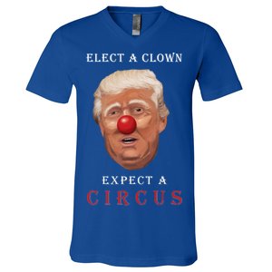 Elect a Clown Expect a Circus V-Neck T-Shirt