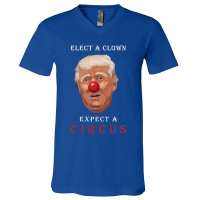 Elect a Clown Expect a Circus V-Neck T-Shirt