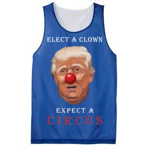 Elect a Clown Expect a Circus Mesh Reversible Basketball Jersey Tank