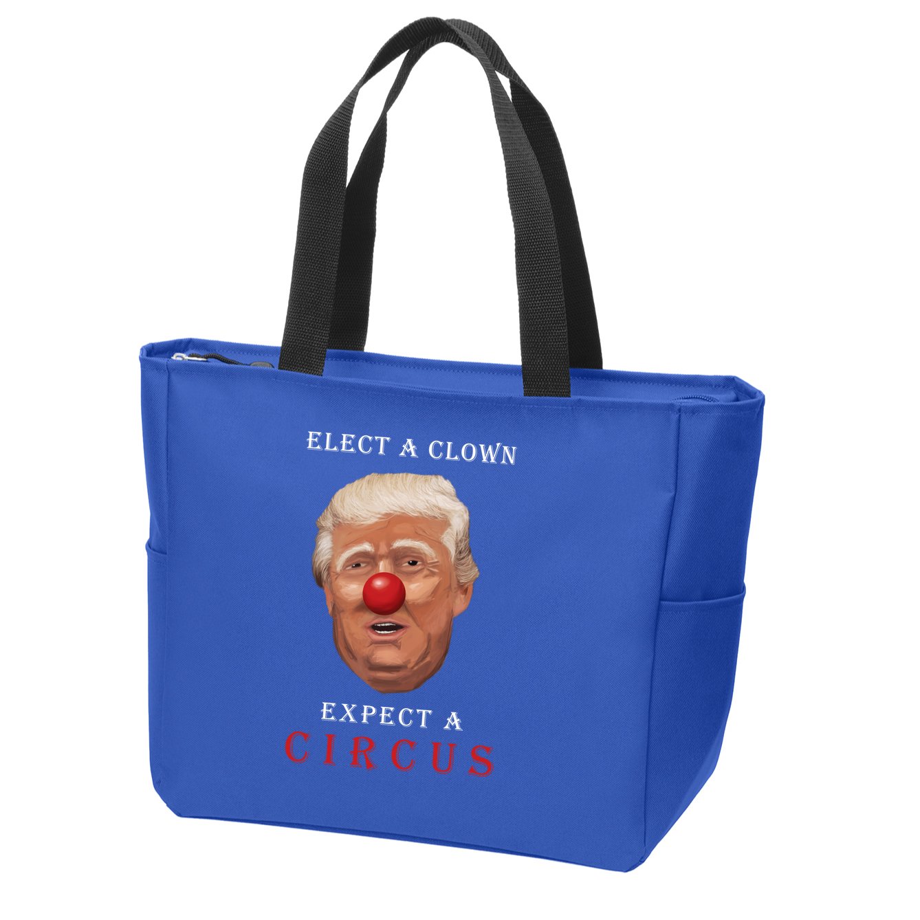Elect a Clown Expect a Circus Zip Tote Bag