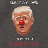 Elect a Clown Expect a Circus Vector Backpack