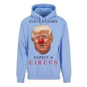 Elect a Clown Expect a Circus Unisex Surf Hoodie