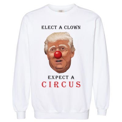 Elect a Clown Expect a Circus Garment-Dyed Sweatshirt