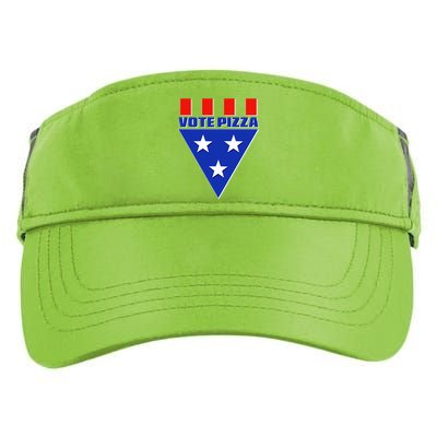 Elections Vote Pizza Adult Drive Performance Visor