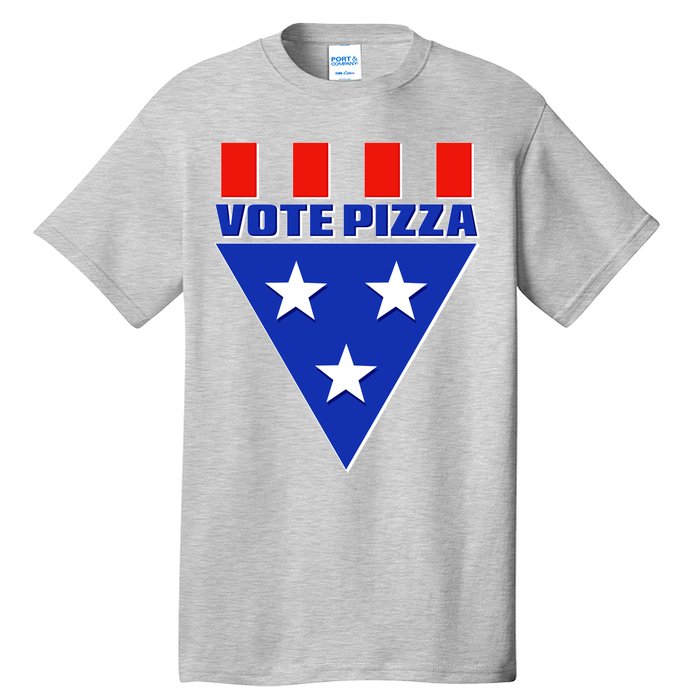 Elections Vote Pizza Tall T-Shirt