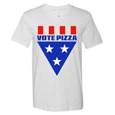 Elections Vote Pizza V-Neck T-Shirt
