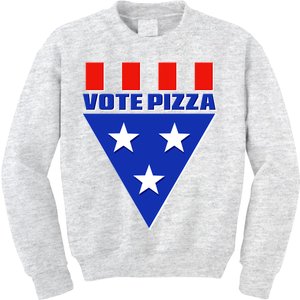 Elections Vote Pizza Kids Sweatshirt