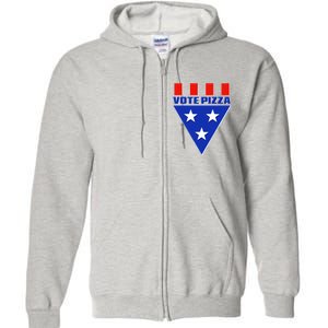 Elections Vote Pizza Full Zip Hoodie