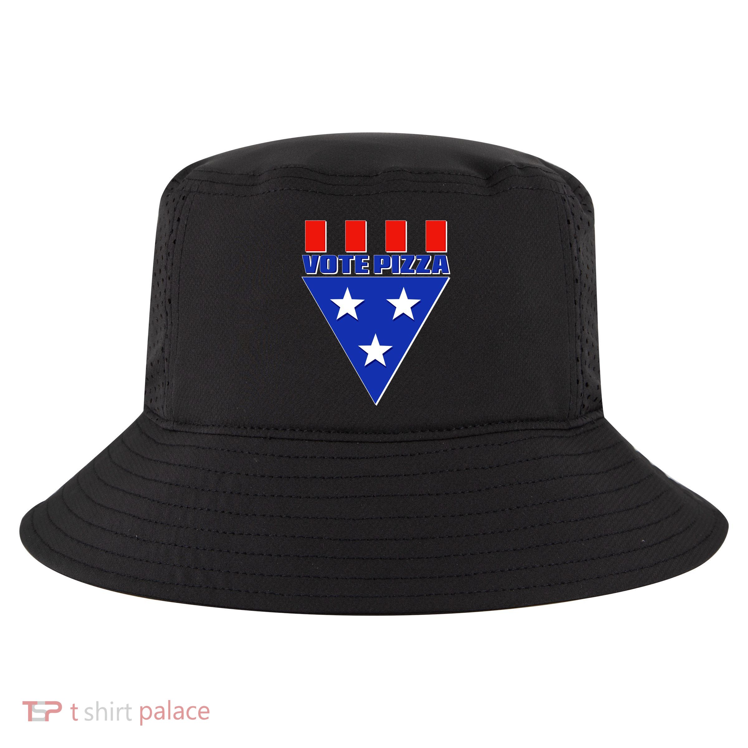 Elections Vote Pizza Cool Comfort Performance Bucket Hat