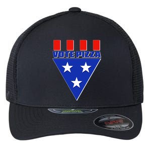 Elections Vote Pizza Flexfit Unipanel Trucker Cap