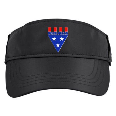 Elections Vote Pizza Adult Drive Performance Visor