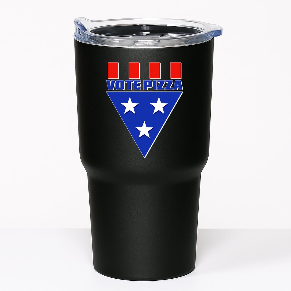 Elections Vote Pizza Tumbler