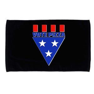 Elections Vote Pizza Microfiber Hand Towel