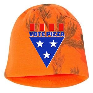 Elections Vote Pizza Kati - Camo Knit Beanie