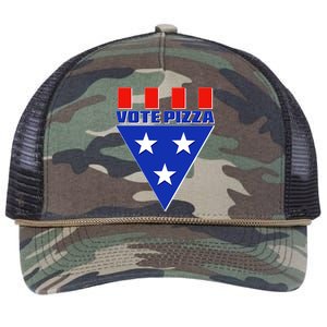 Elections Vote Pizza Retro Rope Trucker Hat Cap