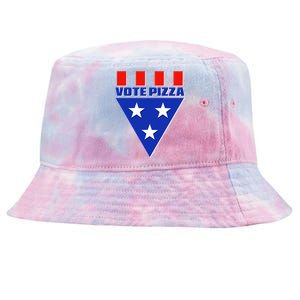 Elections Vote Pizza Tie-Dyed Bucket Hat