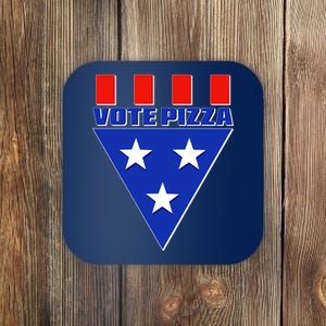 Elections Vote Pizza Coaster