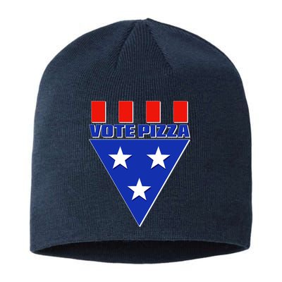 Elections Vote Pizza Sustainable Beanie